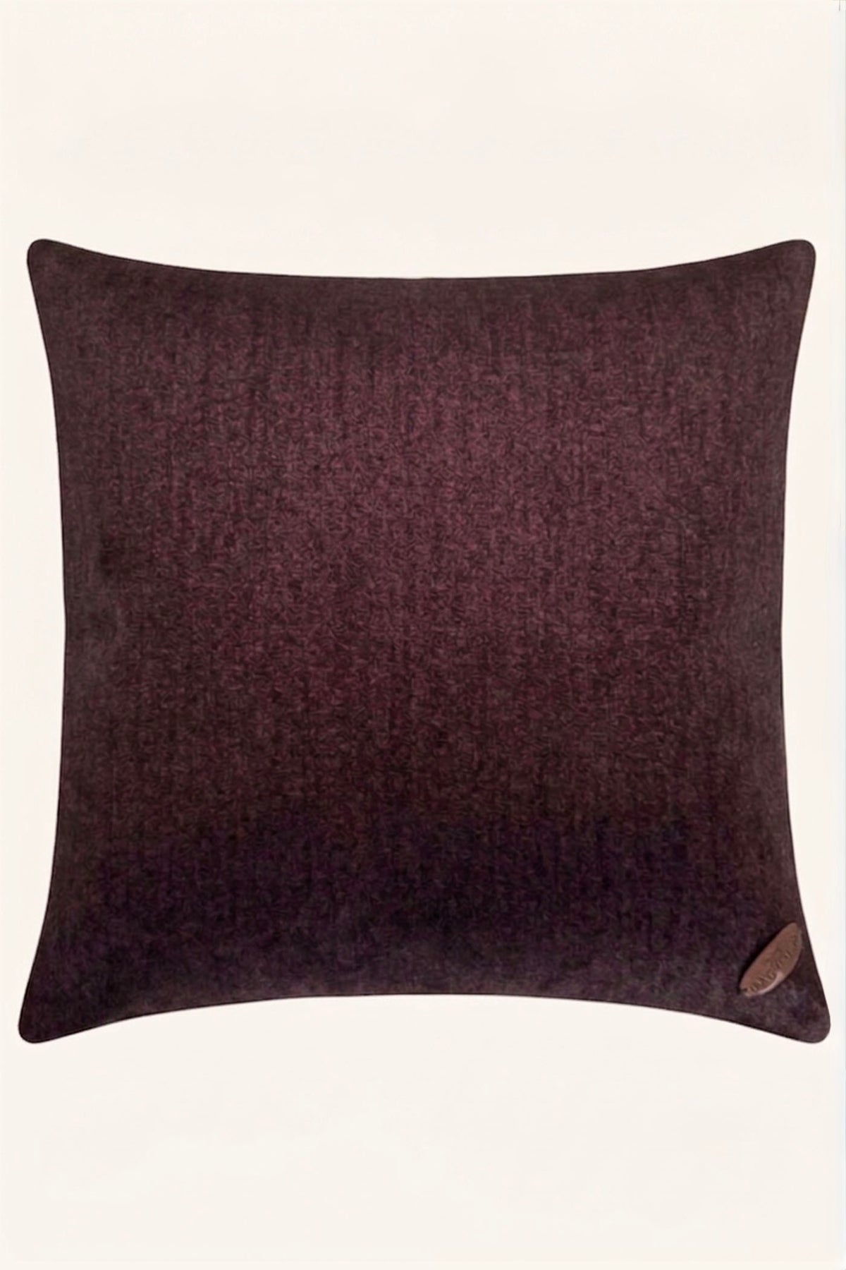LETO Burgundy Throw Pillow